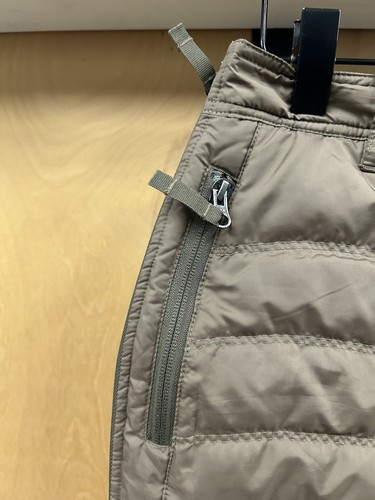 Skhoop Short Duck Feather Down Puffer Insulated Zip Quilted Mini Skirt Medium - Picture 8 of 12
