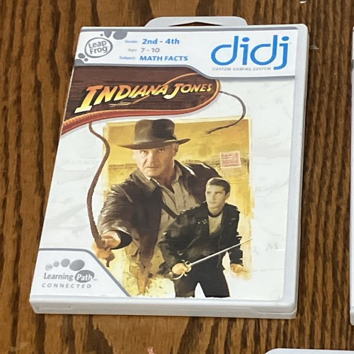LeapFrog Didj Custom Learning 3 Game Lot - Star Wars - Indiana Jones - Nicktoons - Picture 3 of 13