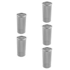  5pcs Edelstahl -Kaffeesiebs -Mesh -Teesiebfilter mit Griff für Home Kitchen