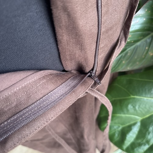 Country Road Pants Size 8 High Waist Wide Leg Linen RRP$279 Chocolate NWOT - Picture 12 of 17