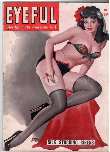 EYEFUL Magazine Dec. 1947, Cheesecake Photography, GGA Cover by Peter Driben, ++ - Bild 1 von 4