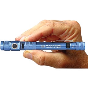 WorkStar 367 Rechargeable LED Zoom Penlight/Inspection Light USB-C - BLUE 00367