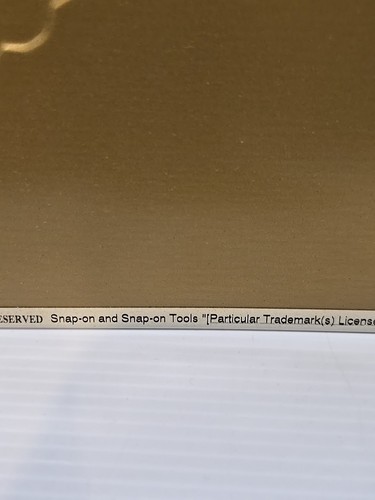 Snap On Tools Tin Sign Snap-on Interchangeable Socket Wrenches 17" x 11" 1995 - Picture 9 of 11