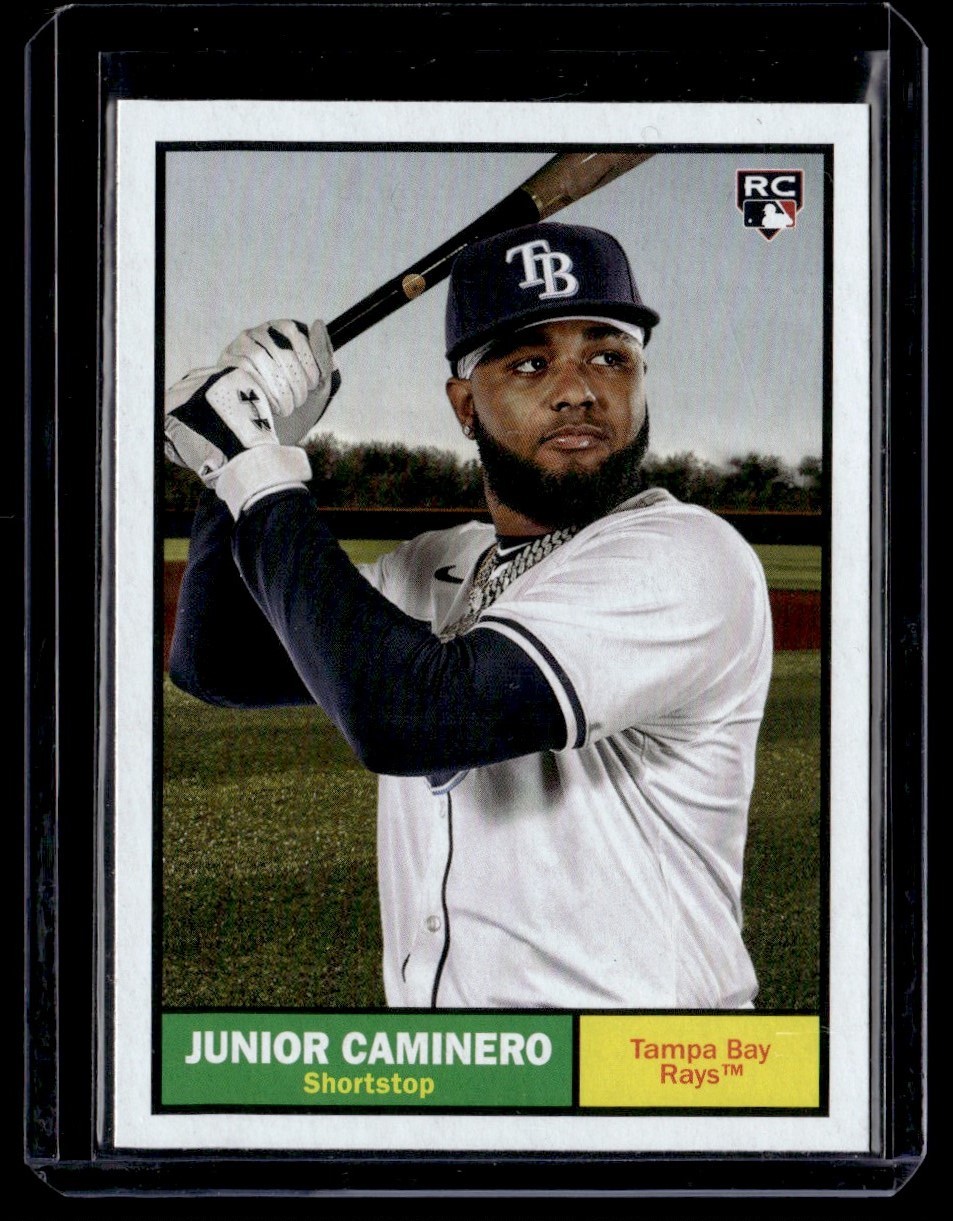 2024 Topps Archives Junior Caminero Tampa Bay Rays #33