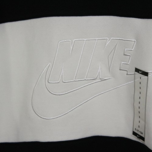 NEU Small Nike Club+ French Terry Rundhalsausschnitt schwarz/weiß FB7848-010 KOSTENLOSER VERSAND - Bild 12 von 12