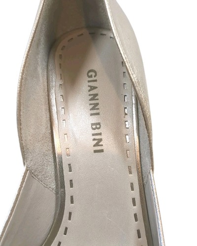 Gianni Bini Heels Damen 7 Goldstone Leder Slipper Peeptoe - Bild 2 von 5