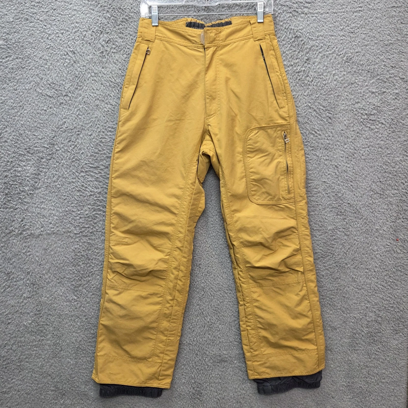 Obermeyer Mens Lava Shell Khaki Snow Pants Small 29” Waist x 28 1/2” Inseam