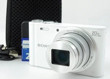 [N MINT] SONY Cyber-Shot DSC-WX300 White Digital Camera  English OK! 1639