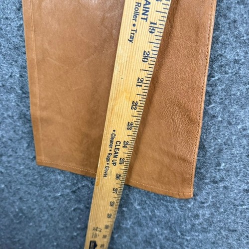 FRAME Le Crop Mini Boot Pantalone Donna 25 Tabacco 100% Pelle di Agnello Svasato Marrone - Foto 9 di 10