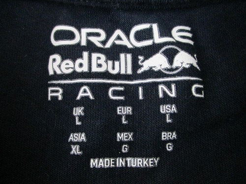 Oracle Red Bull Racing Shirt Mens Large F1 Formula 1 Motorsport Tee Castore - Picture 3 of 8