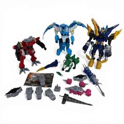 Power Rangers Dino Fury Mosa Razor Zord Lot Figures Dino Robots