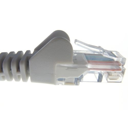 Grau RJ45 Cat5 Hochwertiges Ethernet Netzwerk LAN Patchkabel für PC, Drucker etc - Bild 2 von 3