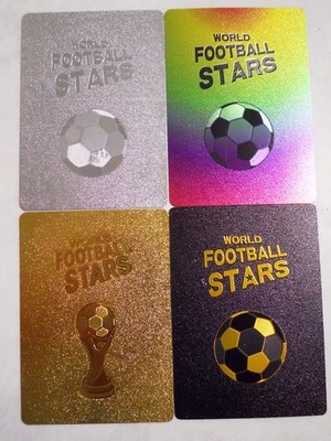 2022 World Football Stars Soccer Silver, Rainbow, Gold, Black - You Pick Card