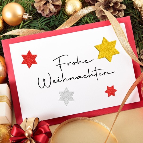 Weihnachts Sticker Sterne Set, Glitzer, 558 Aufkleber, Bastel Deko, Weihnacht... - Bild 5 von 9