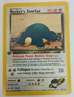 Pokemon Rocket's Snorlax 1st Edition Team Rocket #33 Vintage VG