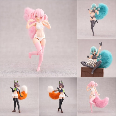 #ad Romankey 1 12 Fox Cat Wolf Tail Accessories Model Fit 6#x27;#x27; Action Figure Body Toy $16.99