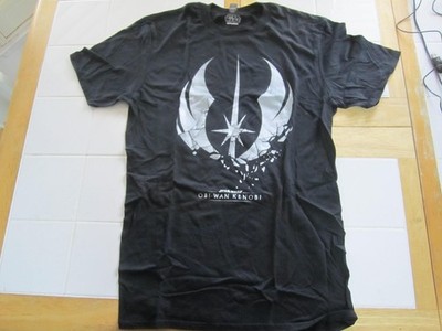 Brand New Star Wars Obi-Wan Kenobi Jedi Order Black T-Shirt Size Large Unisex
