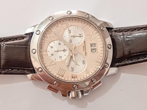 2010 GENTS RAYMOND WEIL TANGO CHRONOGRAPH REF.4899 NEAR MINT FULL SET BOX,PAPERS - Picture 15 of 19