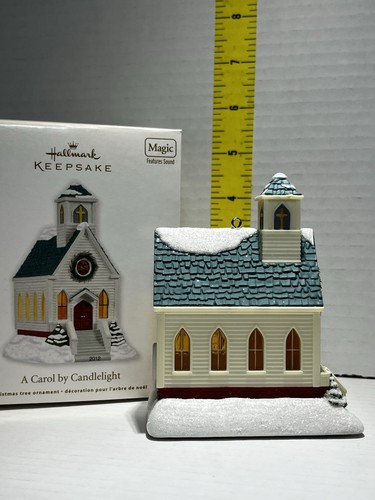 Hallmark A Carol bei Kerzenschein Magie Stille Nacht Andenken Ornament Neu 2012 - Bild 9 von 14