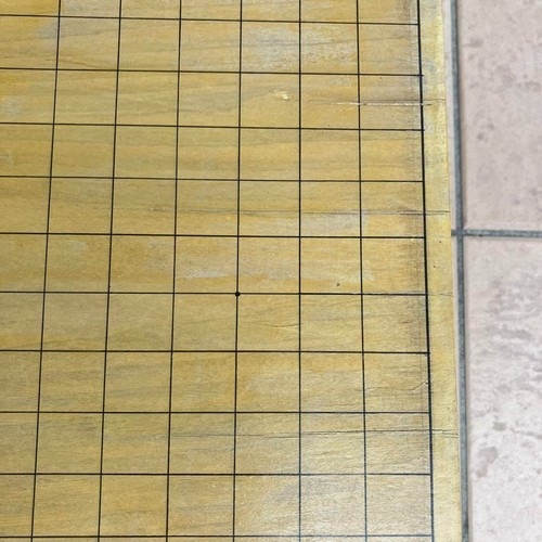 Vintage Japanese Goban IGO Game Wooden Go Board Only 17.8×16.1×H9.5in W/Cover FS - Picture 10 of 18