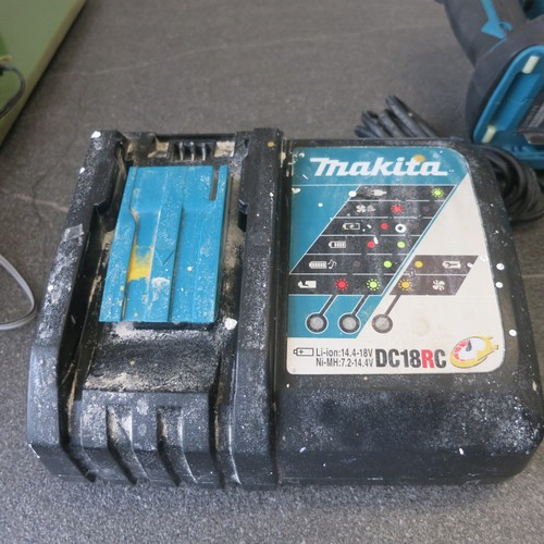 Makita SDS-Plus Akku-Bohrhammer, 18 V, mit Akku und Ladegerät - Blau DHR171 LXT - Bild 5 von 7