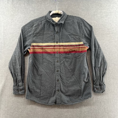 Eddie Bauer Men’s Size L Tall Long Sleeve Button Up Soft Cotton Striped Shirt - Picture 1 of 7