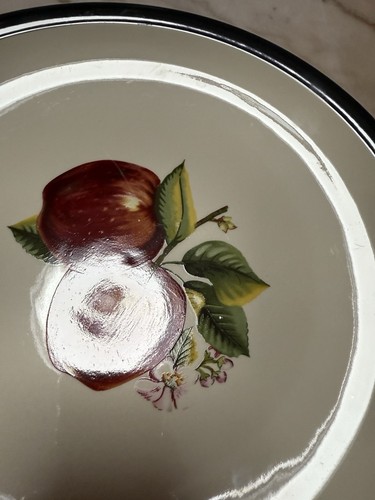 Casuals China Pearl Apple 12" Serving Platter Extra Large Round Plate - Picture 4 of 7