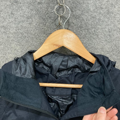 Lululemon Jacket Womens 8 AUS 10-12 Black Water Resistant Rain Coat Hooded 26209 - Picture 6 of 10