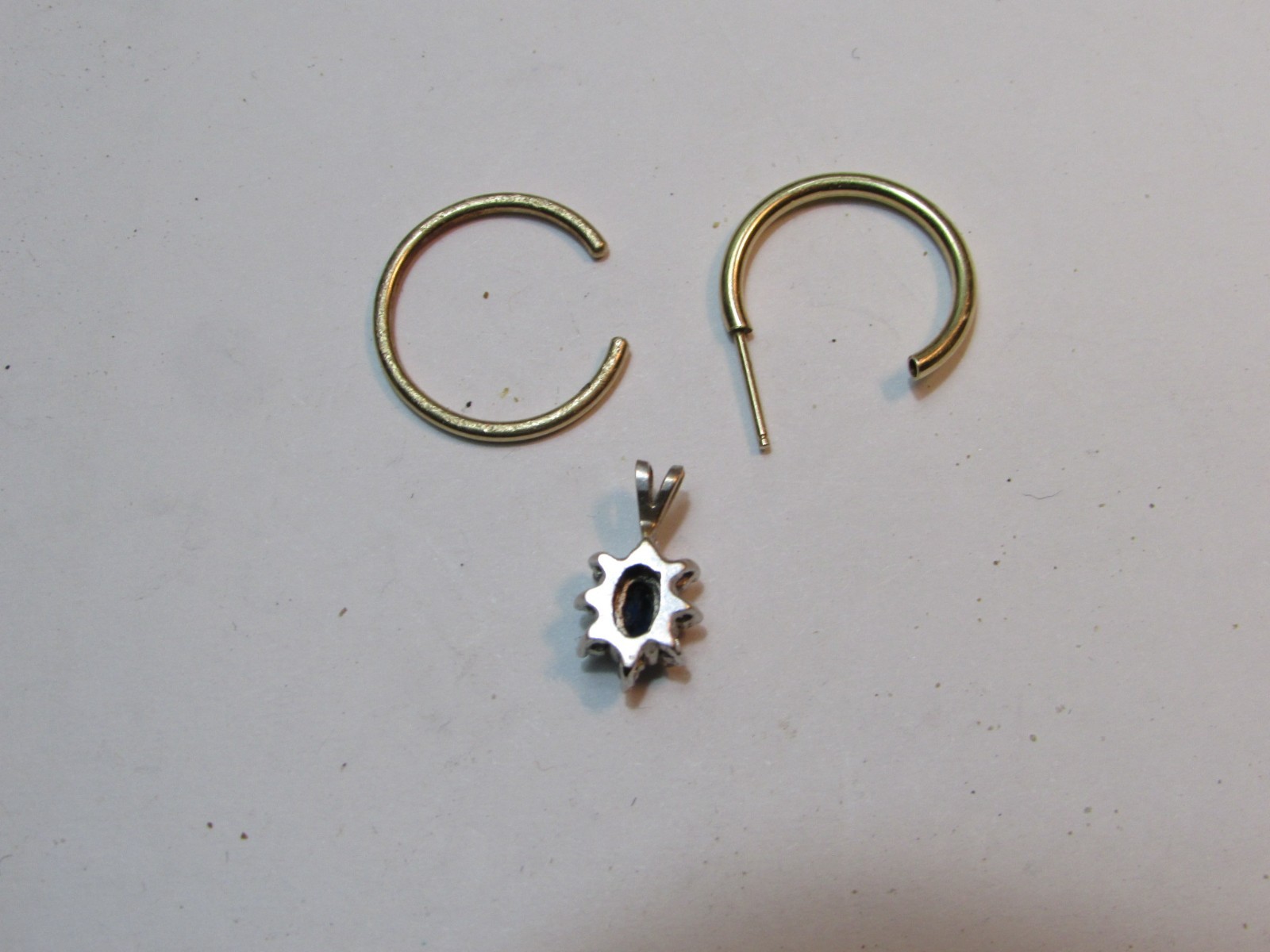 Vintage 10K Solid White + 14K Solid Gold Scrap Lo… - image 8