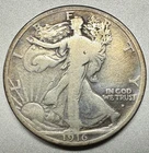 1916-D  WALKING LIBERTY HALF DOLLAR  VG DETAILS  #1752