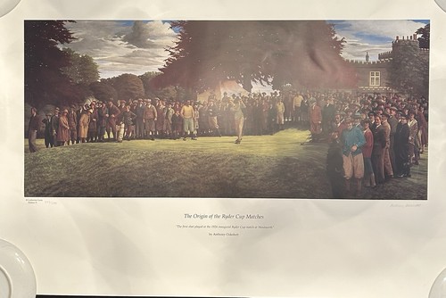 The Origin of the Ryder Cup Matches Oakshett Hand-Signed & Numbered 347/500 - Picture 1 of 5