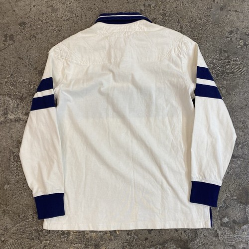 Polo Ralph Lauren Rugby uomo media manica lunga Lake Placid nuova con etichette NOS vintage - Foto 2 di 8