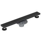 Neodrain 24-Inch Matte Black Linear Shower Drain,Stainless Steel Linear Drain...