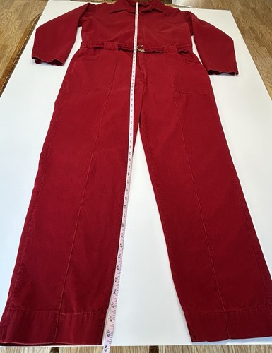 Vintage 70er After Hours Diplomat Cord Lounge Freizeit Disco Overall Herren LARGE - Bild 11 von 18