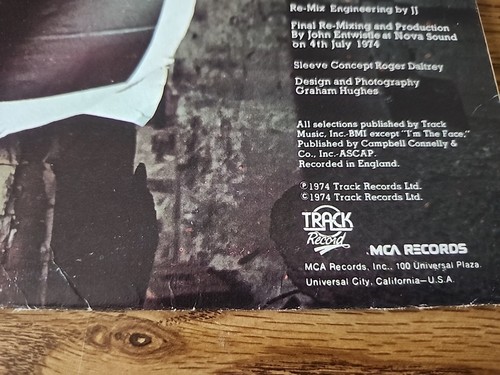 The Who pair of 1st press PROMO 1970's LP's USA ex condition - Picture 5 of 16