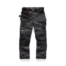 Scruffs ProFlex Holster Work Trousers Graphite- Sizes 28-40" Hammer Cordura