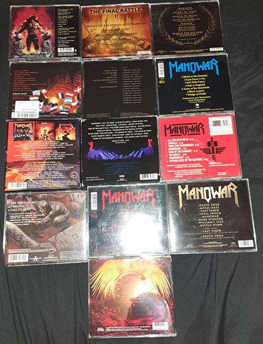 Manowar 17 CD Lot - Picture 2 of 16