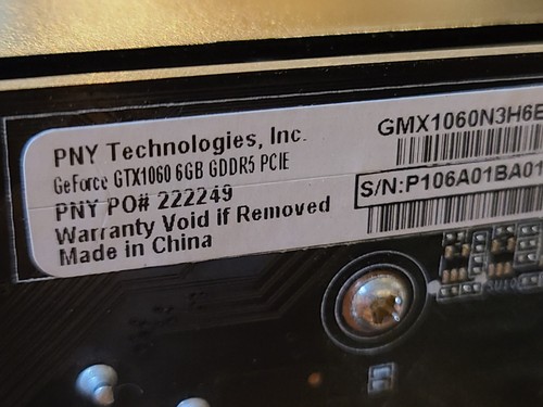 PNY - Nvidia GTX 1060 6GB GDDR5 Graphics Card  - Picture 3 of 6