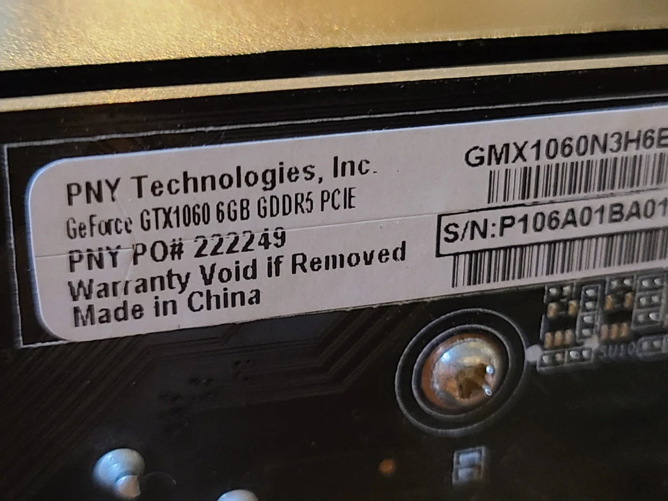 PNY - Nvidia GTX 1060 6GB GDDR5 Graphics Card  - Image 3 of 4