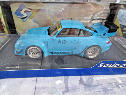 PORSCHE 911 - 993 RSR RWB Rauh Welt Tuning Racing 2018 Shighen blau Solido 1:18 - Bild 7 von 8