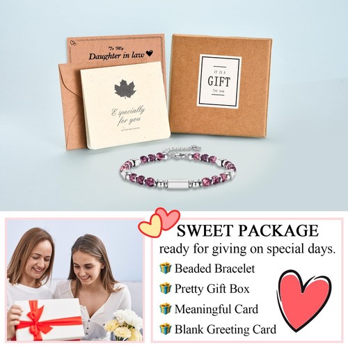 Daughter in Law Mothers Day Gifts, Christmas Valentines Day Easter Birthday Gift - Picture 6 of 7