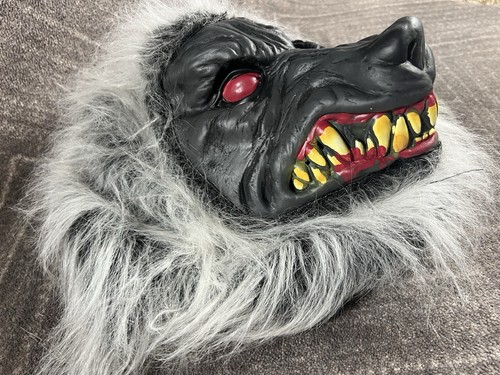 Halloween großer Werwolf hungriger Brüller Wolf Kopfbedeckung Maske - Bild 2 von 8