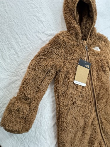 The North Face Baby Bear 1-teiliger Body mit Reißverschluss 12-18 m geröstet braun neu mit Etikett Unisex - Bild 3 von 19
