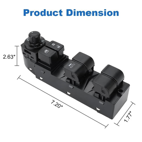 Automatic Power Master Window Switch Compatible with Mazda 3 2.0L 2.5L L4 2014 - Picture 7 of 8
