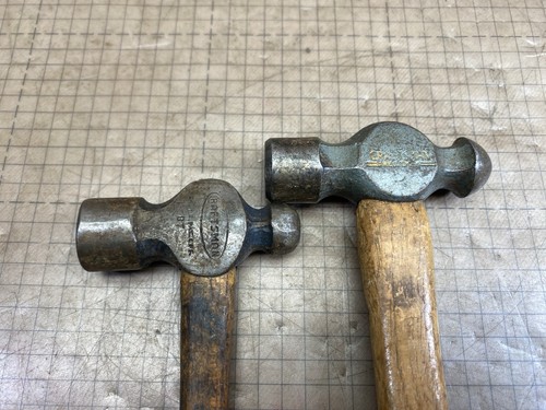 2 martillos de bola pequeños Craftsman B de colección 4 oz joyeros maquinista herramientas de armero - Imagen 7 de 12