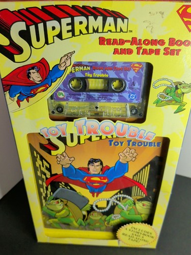 SUPERMAN Read-Along Book & Tape Set Lot Of 2! - Bild 10 von 10