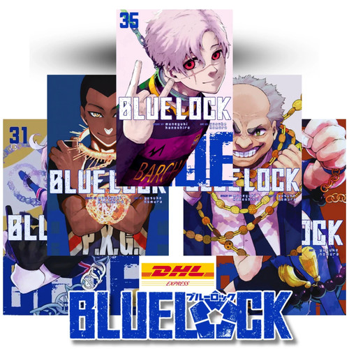 Blue Lock Manga Volumen 1-35 Versión en Inglés (MEDIO/JUEGO COMPLETO) Por Yusuke Nomura DHL - Imagen 1 de 20