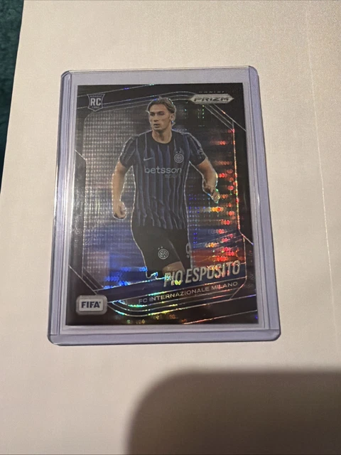 Pio Esposito Panini Prizm 25/26 Inter Milan RC Rookie Card 1/1