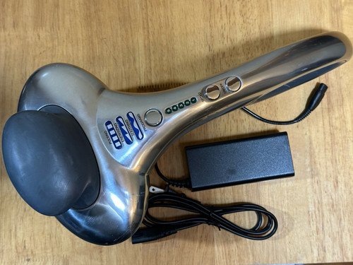 Brookstone B-HHP-650J Max 2 Cordless Dual Node Percussion Massager W/AC Adapter