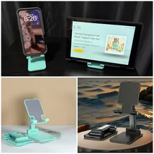 Foldable and Portable Phone or Tablet Stand Choice of Color